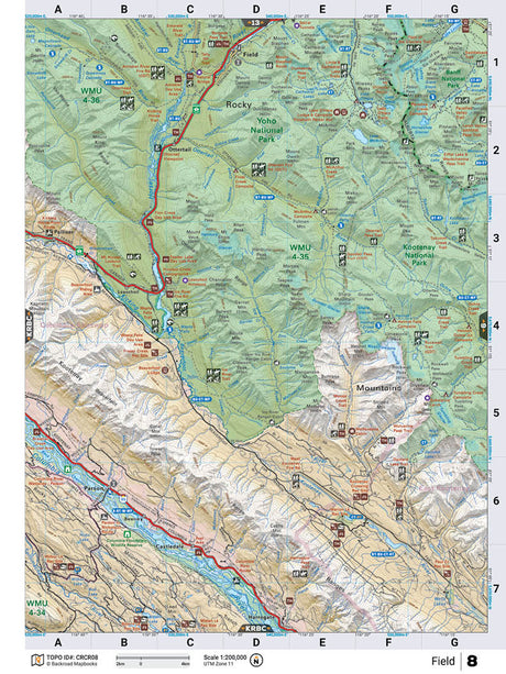 CRCR08 Wall Map - Field - 