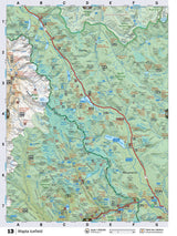 CRCR13 TOPO Map - Wapta Icefield - Backroad Maps