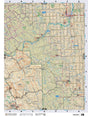 CRCR16 Wall Map - Sundre - Backroad Maps