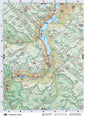 CRCR19 Wall Map - Abraham Lake - Backroad Maps