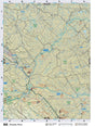 CRCR33 Wall Map - Brazeau River - Backroad Maps