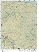 CRCR43 Wall Map - Berland River - Backroad Maps