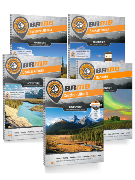 Canadian Prairies Backroad Mapbook Bundle - Backroad Maps