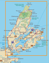 Cape Breton, Nova Scotia - Wall Map - Backroad Maps