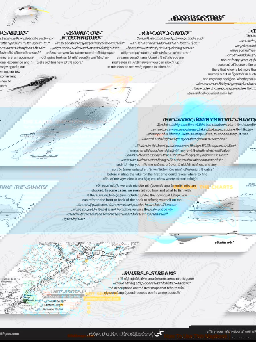 Cariboo Region BC Fishing Mapbook - Backroad Maps