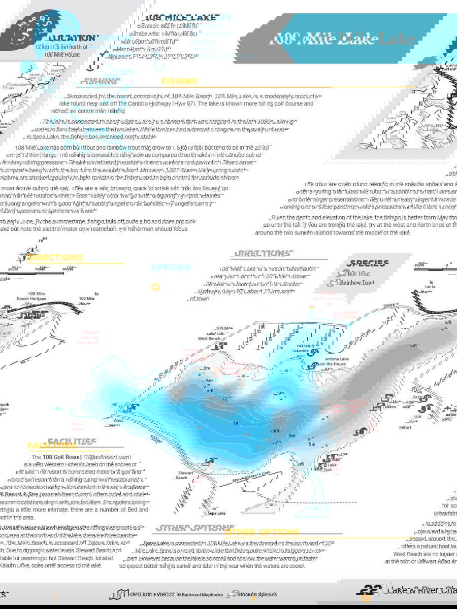 Cariboo Region BC Fishing Mapbook - Backroad Maps