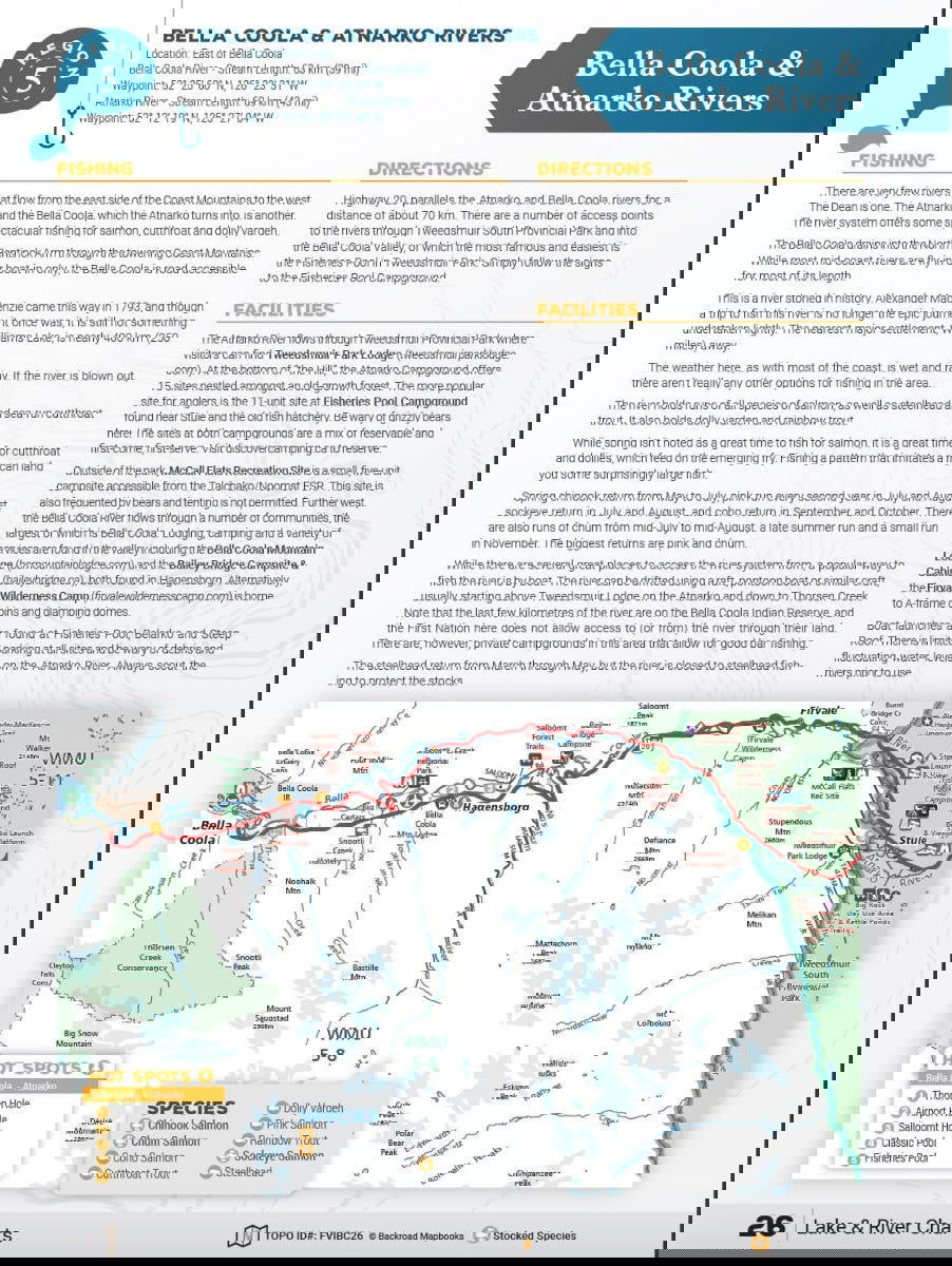 Cariboo Region BC Fishing Mapbook - Backroad Maps