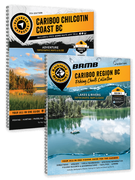 Cariboo Region Fishing & Backroad Mapbook Bundle - Backroad Maps