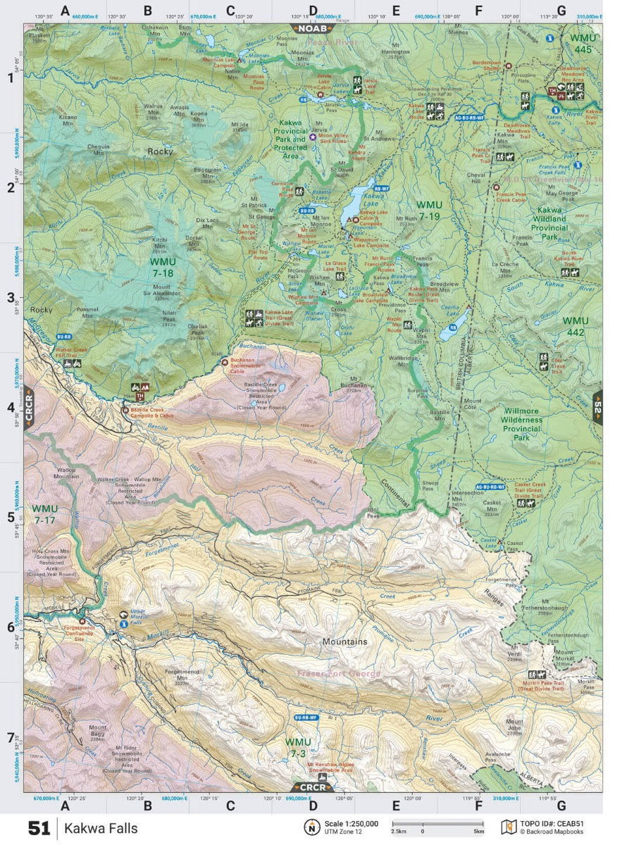 Central Alberta Backroad Mapbook - Backroad Maps