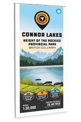 Connor Lakes (Height of the Rockies Provincial Park, BC) - Destination Map - Backroad Maps
