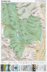 Connor Lakes (Height of the Rockies Provincial Park, BC) - Destination Map - Backroad Maps
