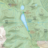 Connor Lakes (Height of the Rockies Provincial Park, BC) - Destination Map - Backroad Maps