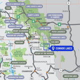 Connor Lakes (Height of the Rockies Provincial Park, BC) - Destination Map - Backroad Maps