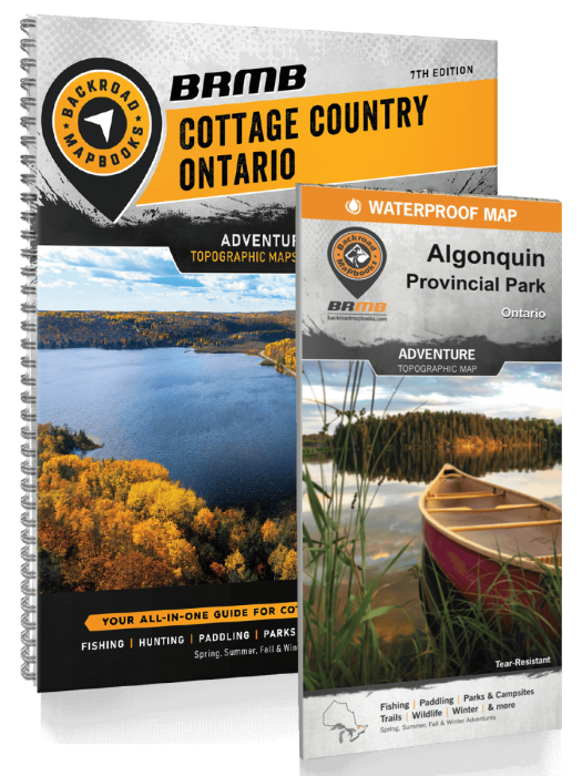 Cottage Country ON - Recreation Map & Mapbook Bundle - Backroad Maps