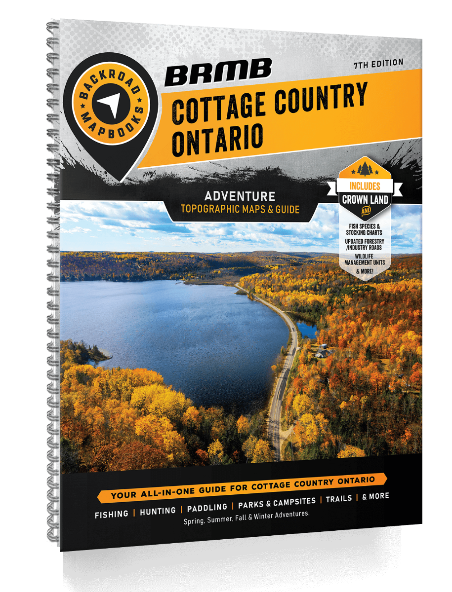 Cottage Country Ontario Backroad Mapbook - Backroad Maps