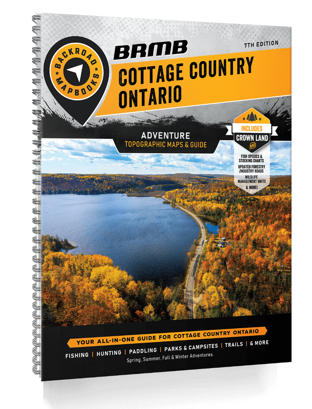 Cottage Country Ontario Backroad Mapbook - Backroad Maps