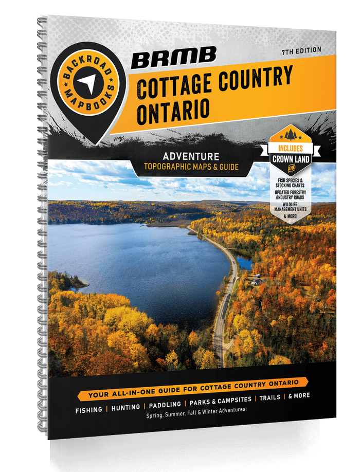 Cottage Country Ontario Backroad Mapbook - Backroad Maps