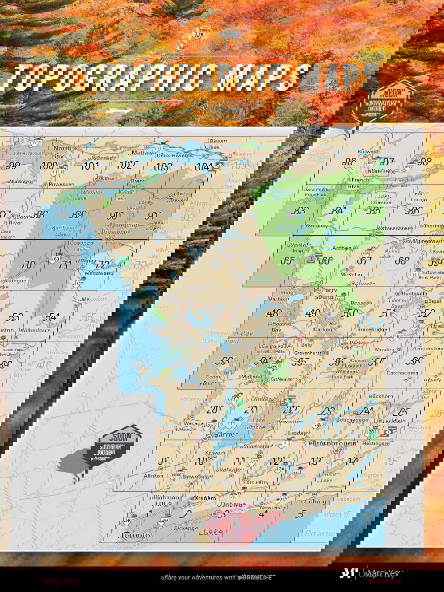 Cottage Country Ontario Backroad Mapbook - Backroad Maps