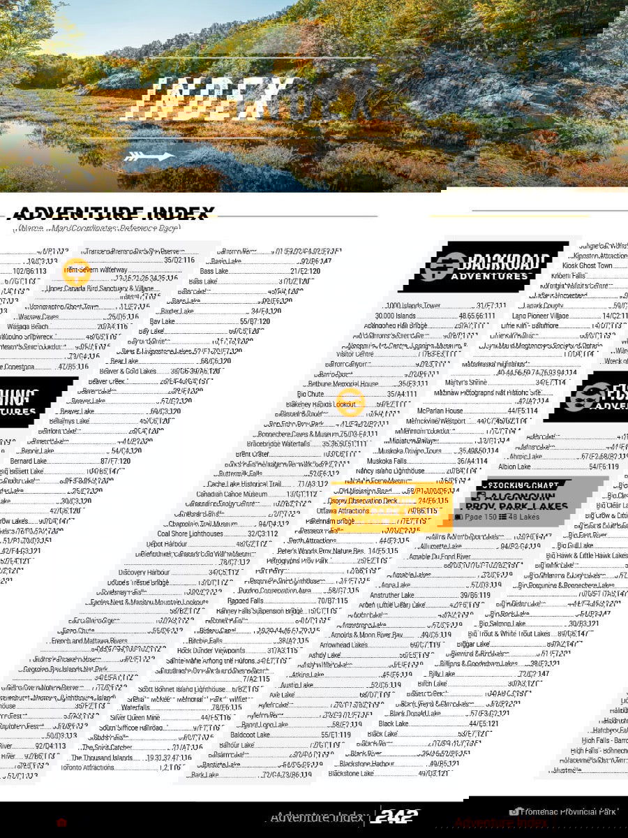 Cottage Country Ontario Backroad Mapbook - Backroad Maps