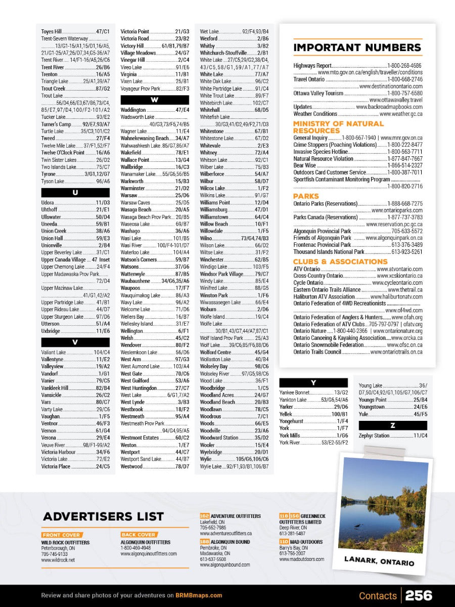 Cottage Country Ontario Backroad Mapbook - Backroad Maps