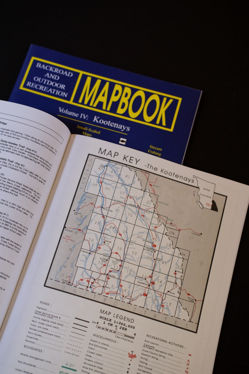 Kootenays BC Mapbook First Edition