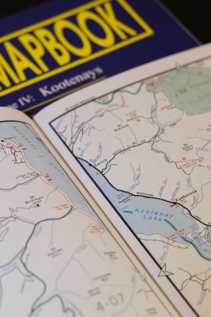 Kootenays BC Mapbook First Edition