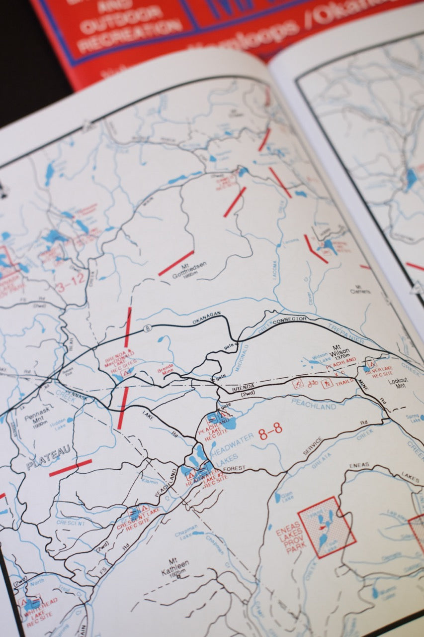 Kamloops–Okanagan BC Mapbook First Edition
