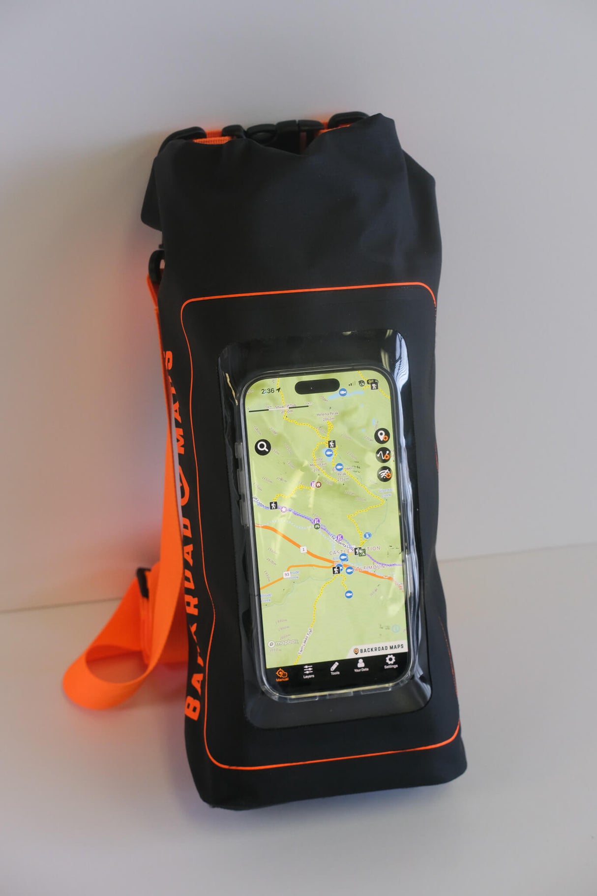 Small Dry Bag with Phone Pouch 2L
