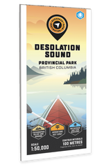 Desolation Sound Provincial Park BC - Destination Map - Backroad Maps