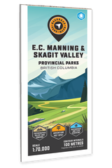 EC Manning & Skagit Valley Provincial Parks BC - Park Map - Backroad Maps