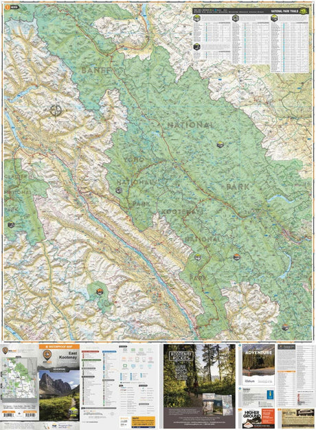 East Kootenay BC - Recreation Map - Backroad Maps