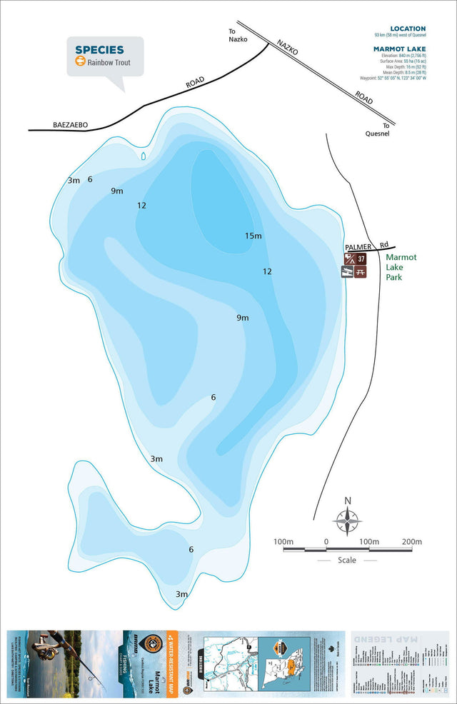 FCRBC100 Marmot Lake - Backroad Maps