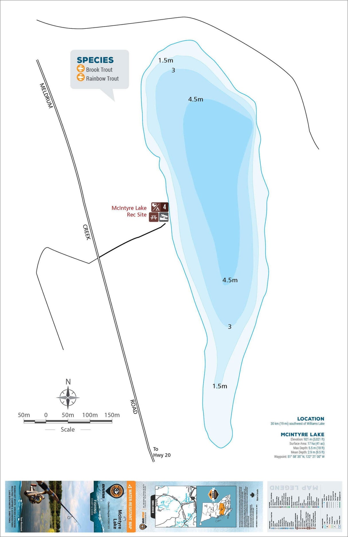 FCRBC101 McIntyre Lake - Backroad Maps