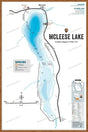 FCRBC103 McLeese Lake  - Wall Map - Backroad Maps