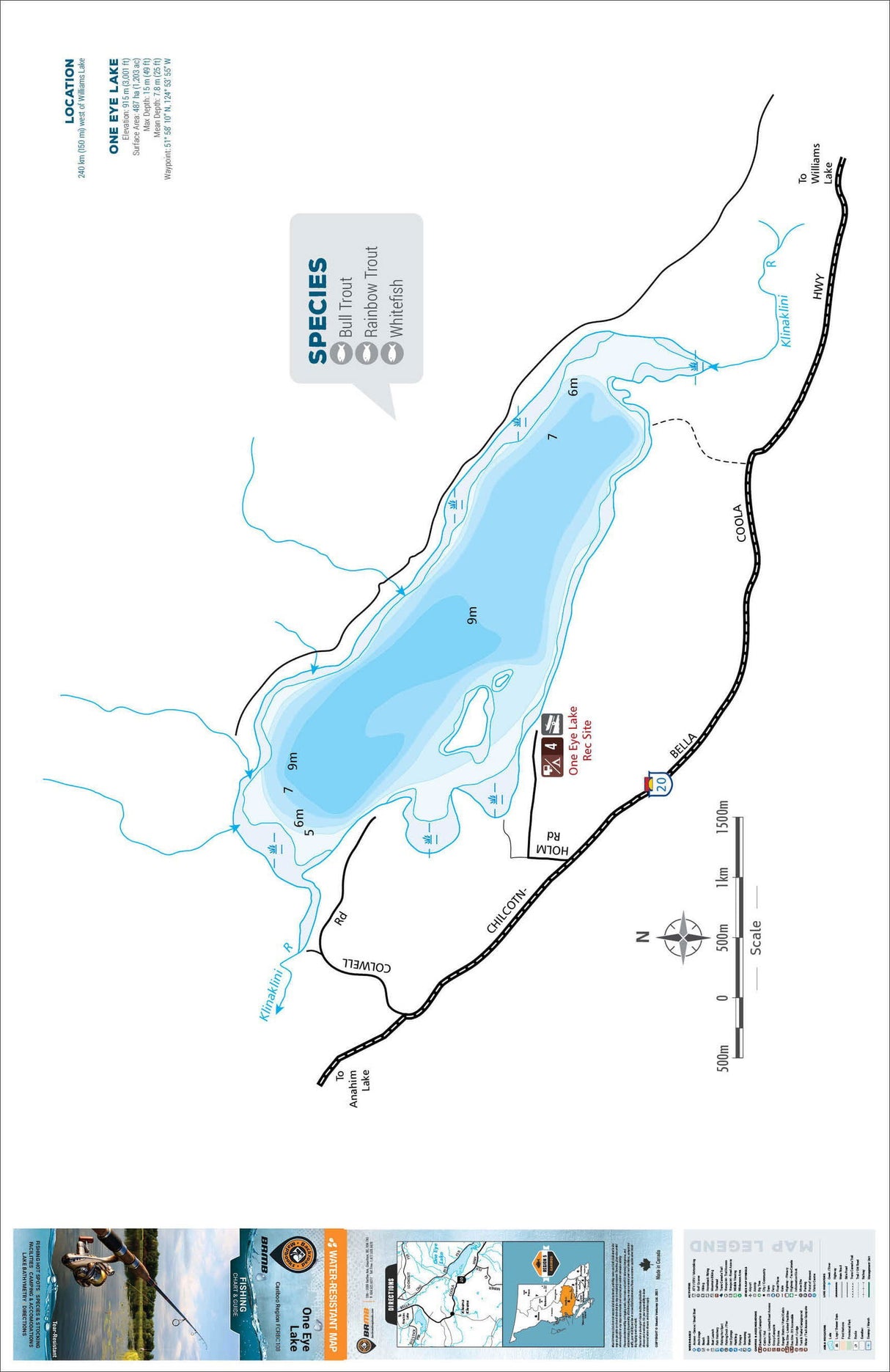 FCRBC108 One Eye Lake - Backroad Maps