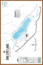 FCRBC108 One Eye Lake  - Wall Map - Backroad Maps