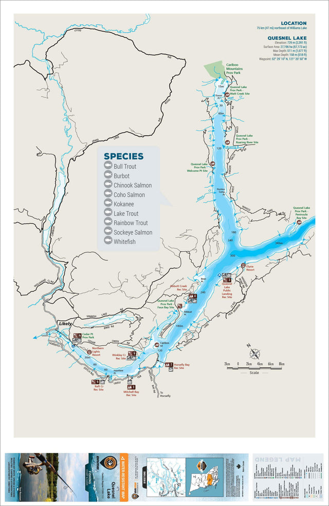 FCRBC113 Quesnel Lake - Backroad Maps