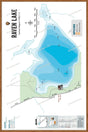 FCRBC115 Raven Lake  - Wall Map - Backroad Maps