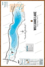 FCRBC136 Williams Lake  - Wall Map - Backroad Maps