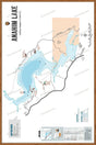 FCRBC25 Anahim Lake  - Wall Map - Backroad Maps