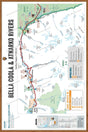 FCRBC26 Bella Coola & Atnarko Rivers  - Wall Map - Backroad Maps