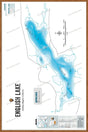 FCRBC65 English Lake  - Wall Map - Backroad Maps
