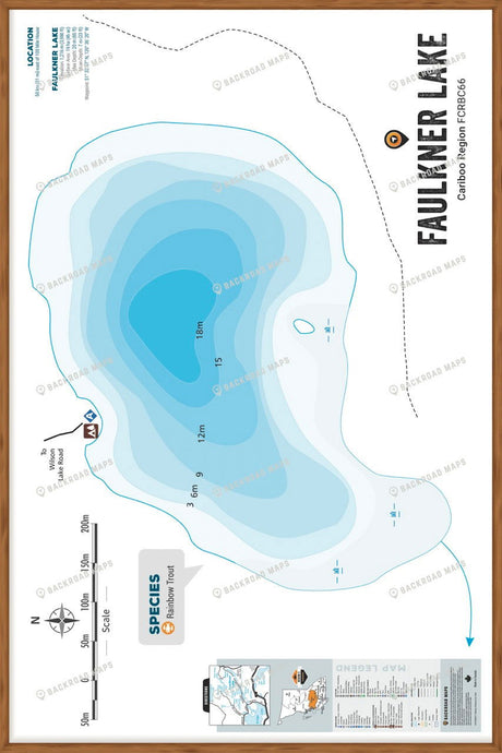 FCRBC66 Faulkner  - Wall Map - 