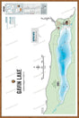 FCRBC73 Gavin Lake  - Wall Map - Backroad Maps