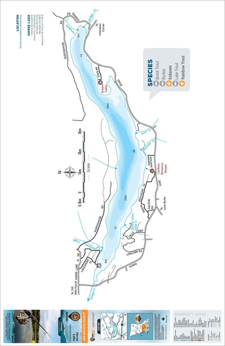 FCRBC83 Horse Lake - 100 Mile Area - Backroad Maps