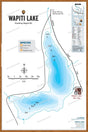 FKRBC109 Wapiti Lake - Wall Map - Backroad Maps