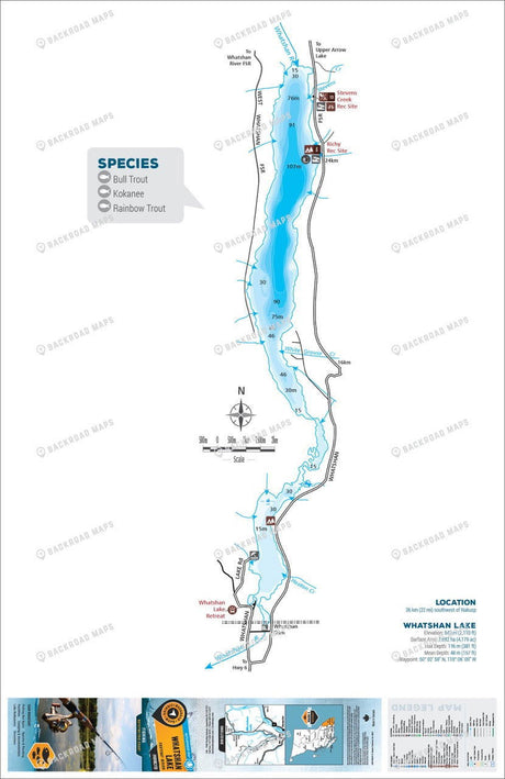 FKRBC113 Whatshan Lake - Backroad Maps