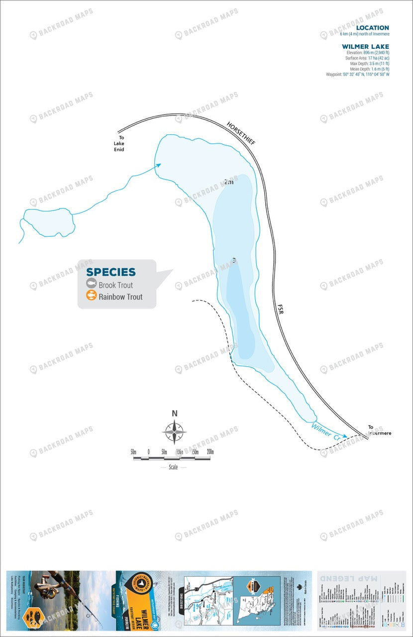 FKRBC118 Wilmer Lake - Backroad Maps