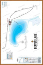FKRBC27 Beaver Lake - Nakusp - Wall Map - Backroad Maps