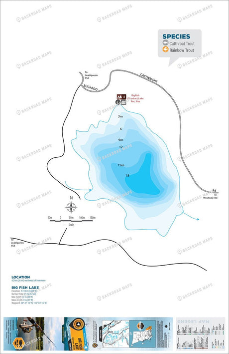 FKRBC29 Big Fish (Dunbar) Lake - Backroad Maps